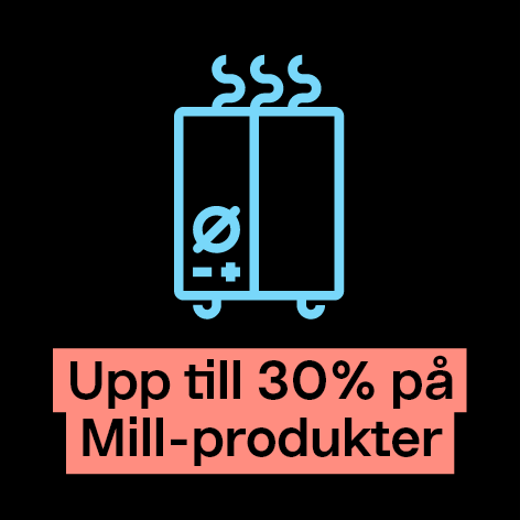 Black Friday hela veckan! Upp till 30 % på Mill-produkter → Till kampanjen.                         