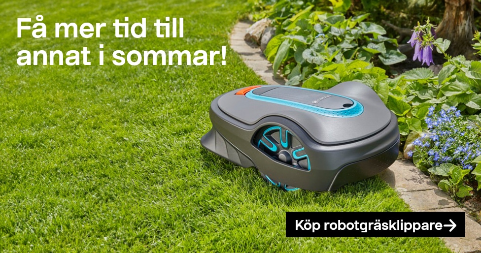 Få mer tid till annat i sommar! Köp robotgräsklippare