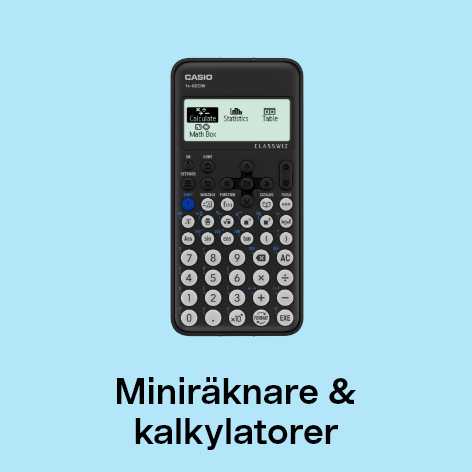 Miniräknare & kalkylatorer