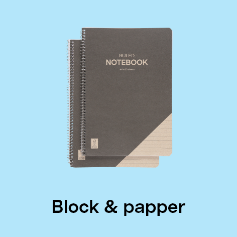 Block & papper