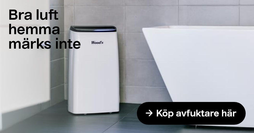 Bra luft hemma märks inte Köp avfuktare här