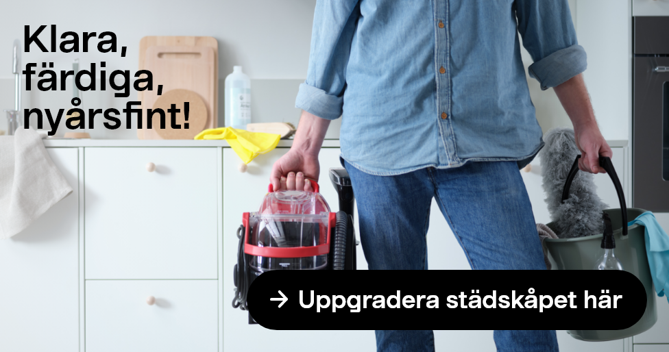  Klara, färdiga, nyårsfint! Uppgradera städskåpet här
