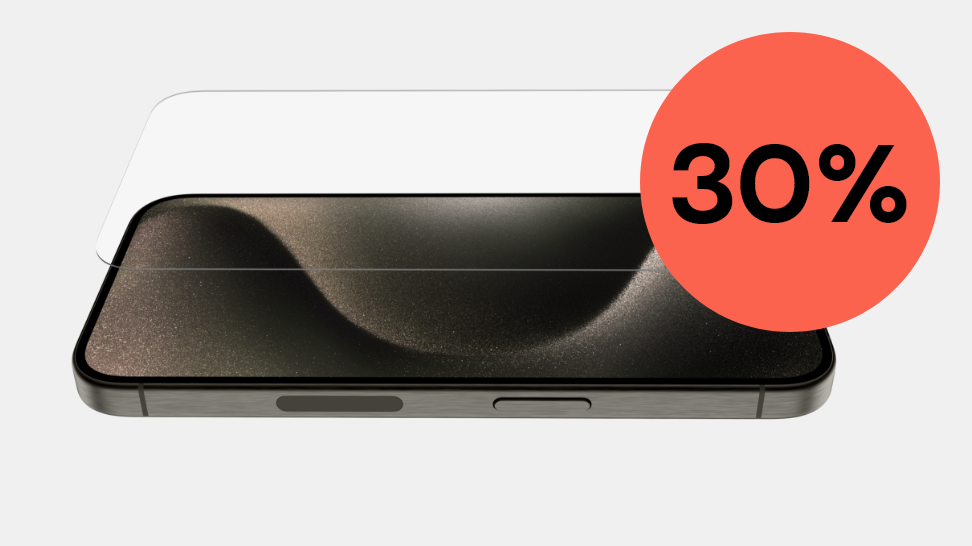 30 %  på displayskydd. Rabatten dras från ordinarie pris.