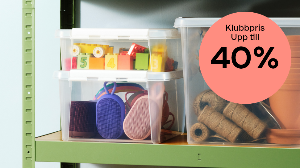 Klubbpris Upp till 40% på SmartStore Home-förvaring
