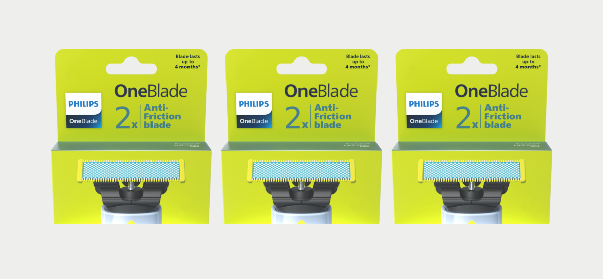 Kampanjpris på utvalda rakblad från Philips OneBlade
