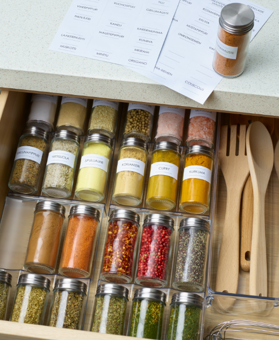 Klubbpris 30% på ordning i kryddlådan