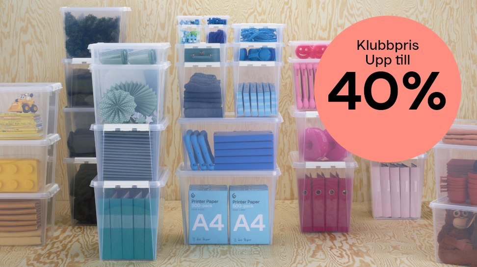 Klubbpris Upp till 40% på SmartStore Home-förvaring