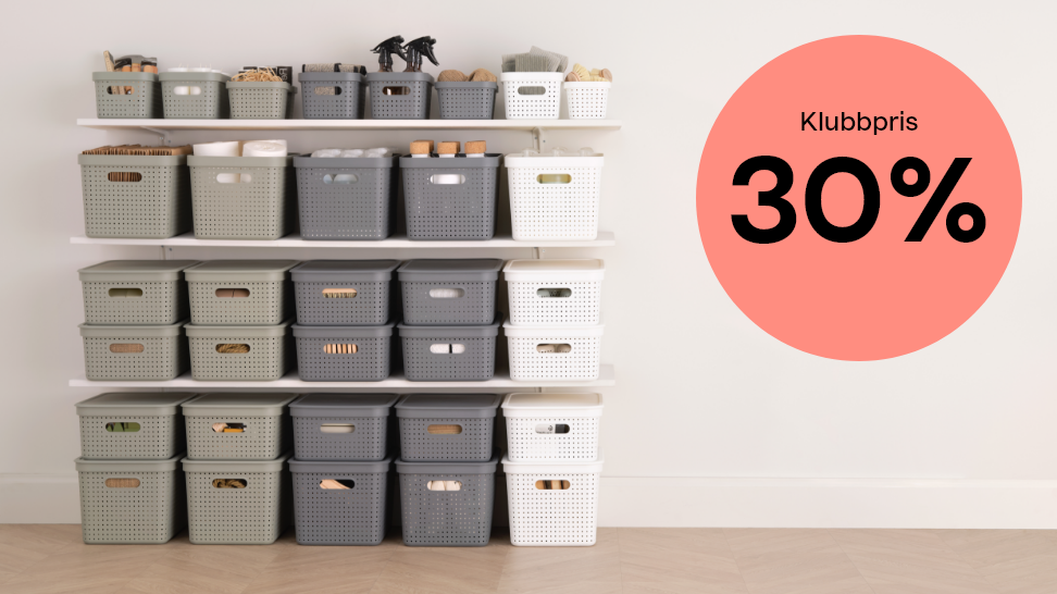  Klubbpris 30% på förvaringskorgen Neat. Köp här