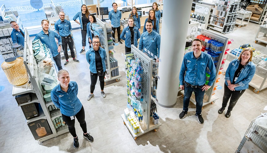 I vår butik i Lambertseter i Oslo talar personalen 7 språk