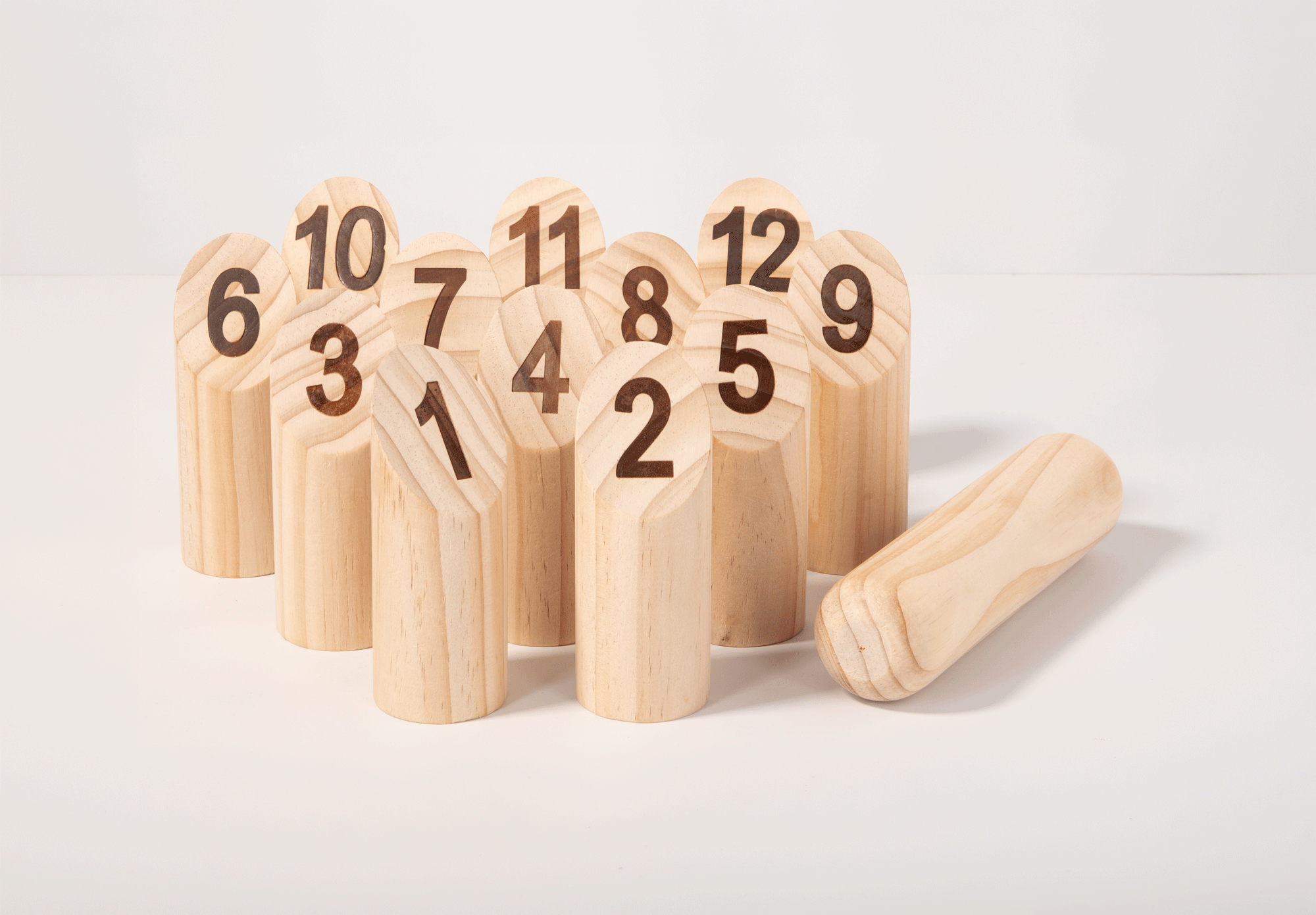 Nummerkubb – räkna med tur