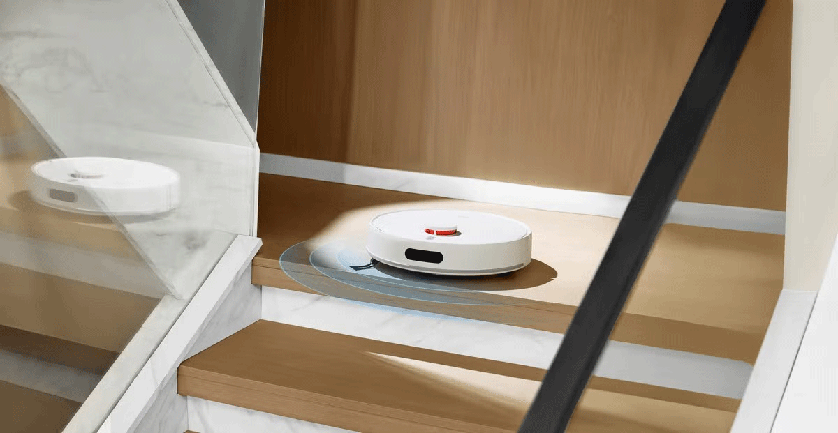 Robotdammsugare i hus med flera våningar