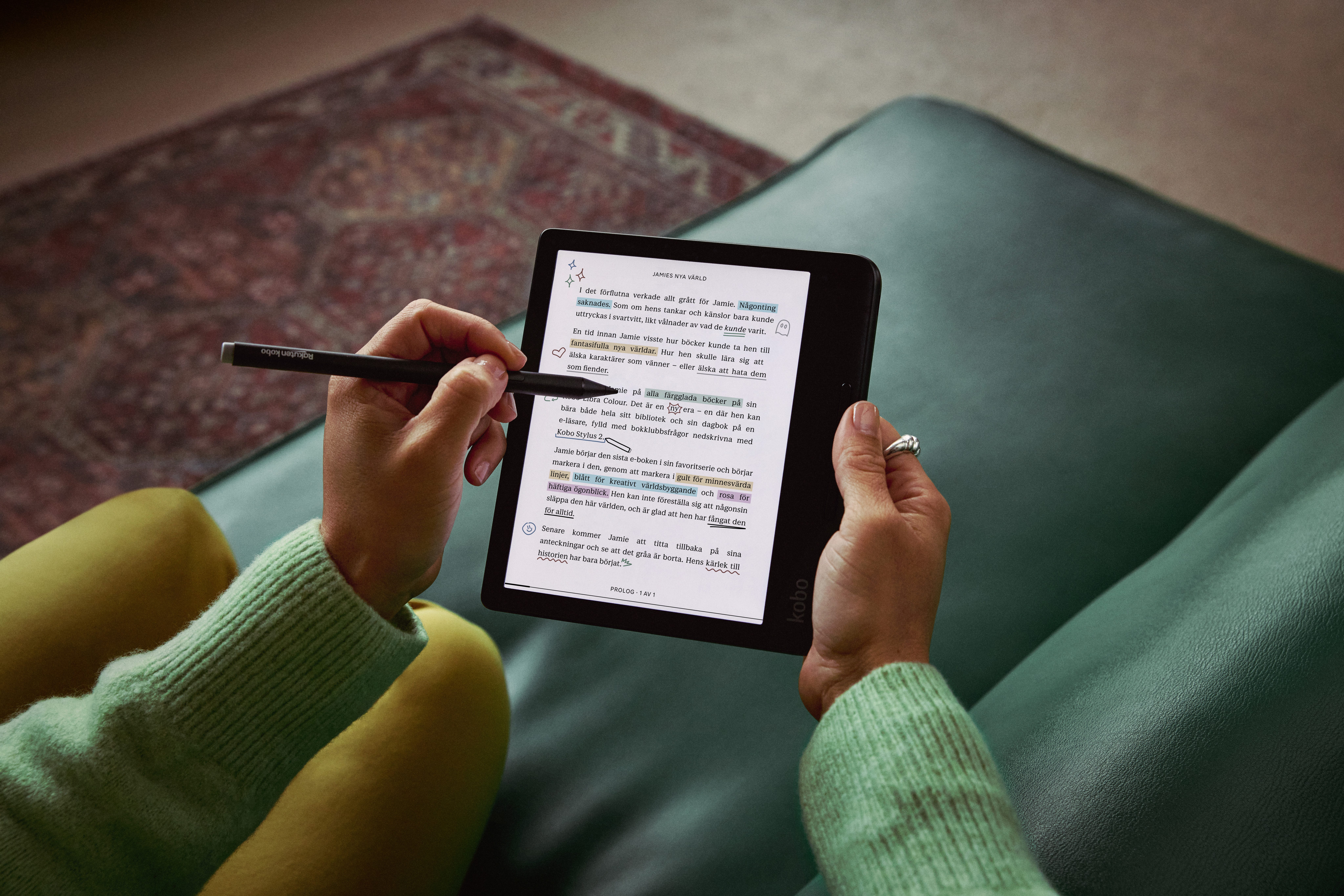 Kobo läsplattor för e-böcker och ljudböcker