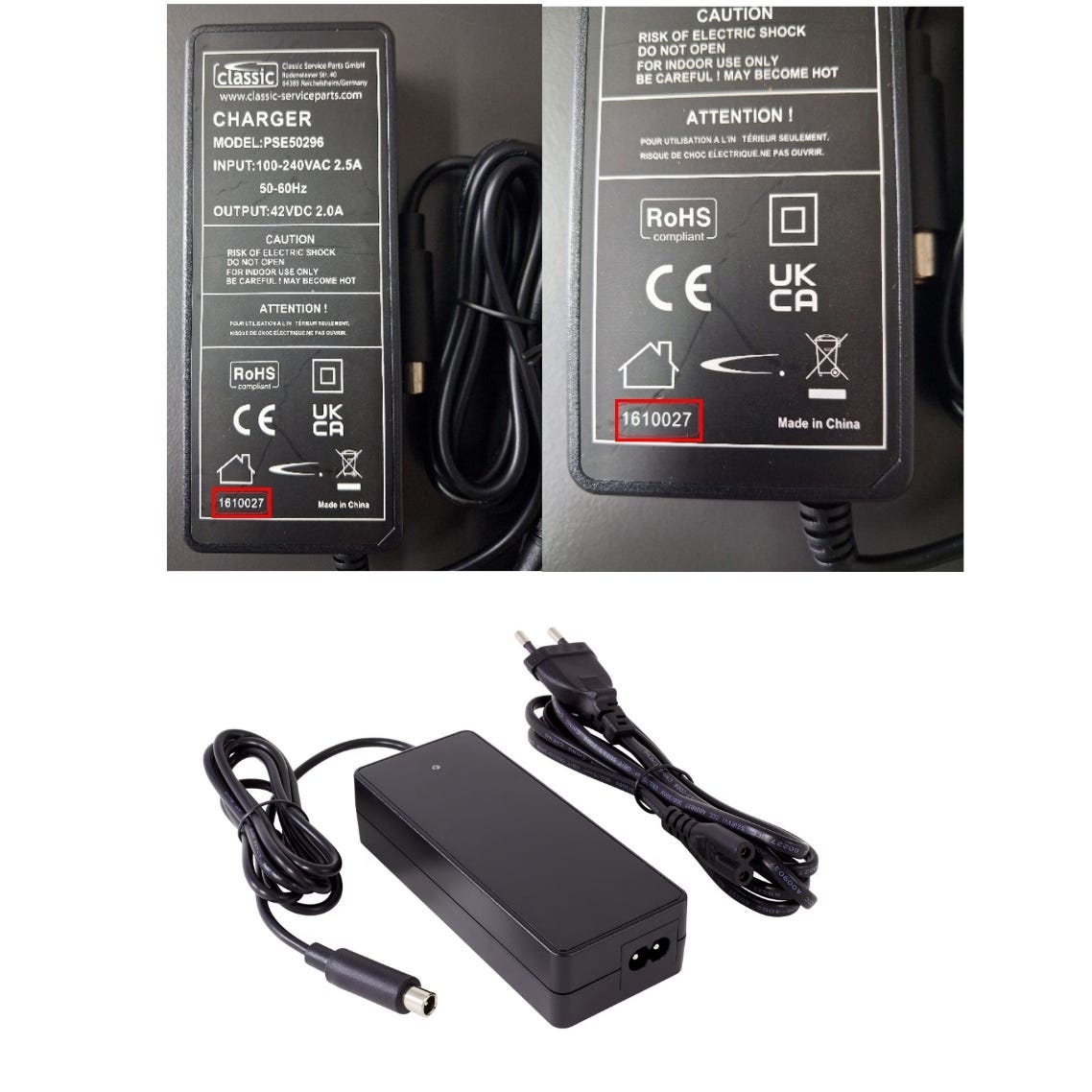 Lader el-sparkesykkel, 51-3916