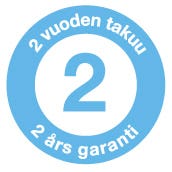 Clas Ohlsonin tuotteilla on vähintään 2 vuoden takuu