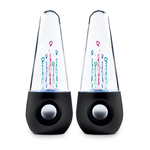 Vattenhögtalare med Bluetooth, lysande, 2-pack