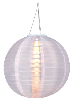 Aurinkokennolla toimiva riisipaperivalaisin 40 cm