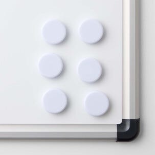 Naga magnet til whiteboard 30 mm, 6-pakning