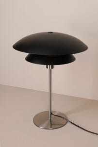 Northlight Alvar Pöytävalaisin metallia, 41 cm