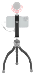 Joby PodZilla Medium Smartphone Kit Kolmijalka pöydälle, harmaa