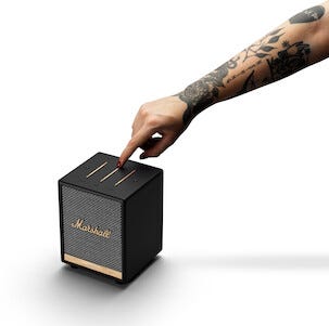 Marshall Uxbridge Voice Google Assistant, Bluetooth-högtalare