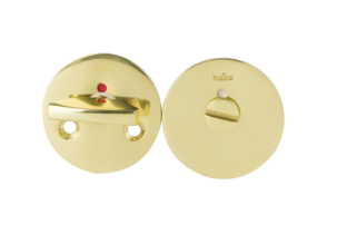 Habo F262 WC-vääntönuppi oveen, messinki