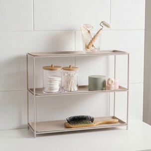 Liten metallhylle, 40 x 32,5 x 15 cm