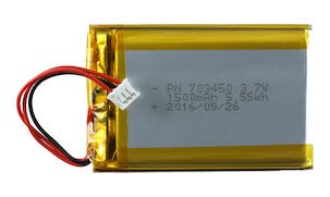 Batteri 3,7 V/1500 mAh LI