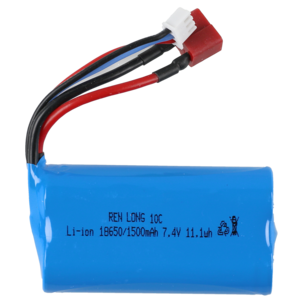 Batteri till radiostyrd bil Hendee G16, 7,4 V, 1500mAh, 18650 