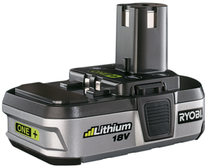 Lader og batteri, Ryobi