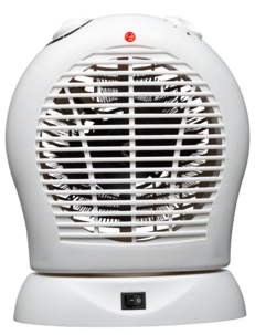 Svepande värmefläkt