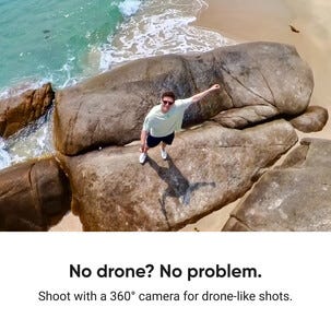 Insta360 Extended Edition Selfie Stick selfiepinne, 3 m