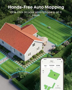 Eufy E15 robotgressklipper uten begrensningskabel, 800 m2