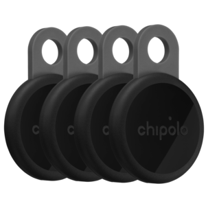Chipolo Loop sporingsbrikke med hempe, 4-pakning