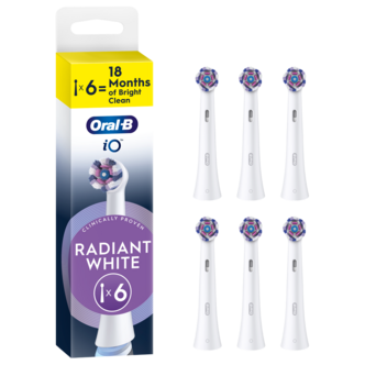 Oral-B iO Radiant White borsthuvud, vit