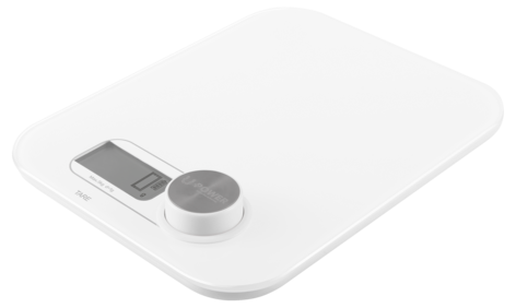 Digital kjøkkenvekt uten batteri, med dynamo, 5 kg