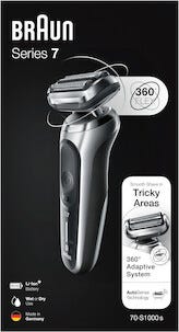 Braun Series 7 70-S1000s, rakapparat