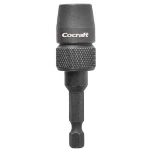 Cocraft Impact bitsholder med hurtigchuck, 1/4 tommer, 65 mm