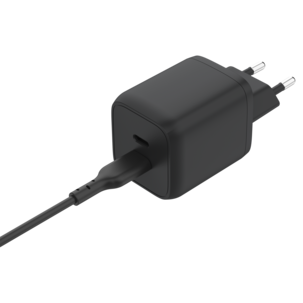 USB-C-lader Dual Port GaN 65 W, 1 m kabel