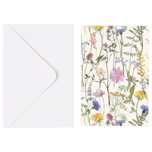 Gratulasjonskort dobbelt med blank innside, 12 x 17 cm