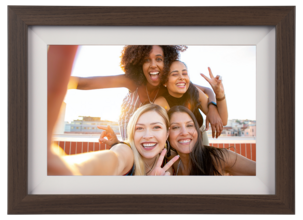 Exibel digital fotoramme 10,1 tommer med wifi