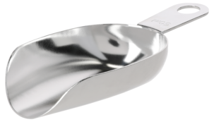 Rostfri skopa 50 ml, metall