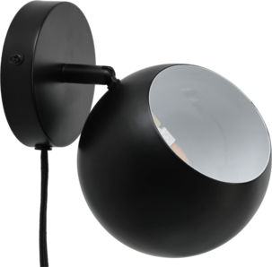 Northlight Isak svart vägglampa, inomhus