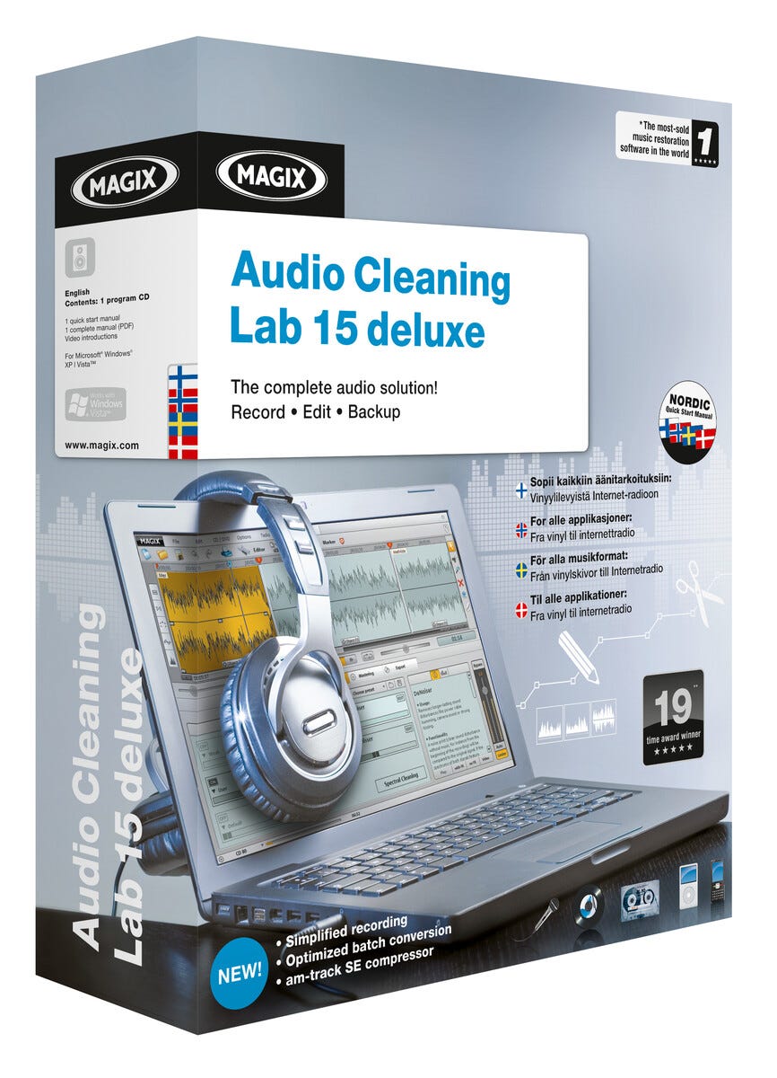 Magix Clean Magix Audio Cleaning Lab 15 Delux | Clas Ohlson