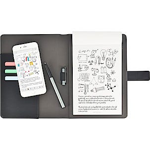 Anteckningsbok + penna, Modena Digital Folio Essential, svart