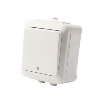 Cotech utanpåliggande strömbrytare utomhus, IP44