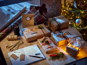 Lakkasinetti God Jul