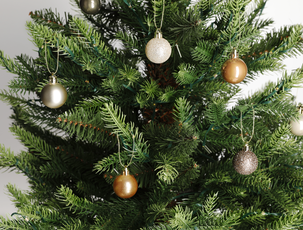 Joulupallot 3 cm 15 kpl