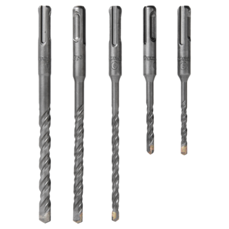 Cocraft hammerborsett SDS-plus, 5, 6, 8 og 10 mm, 5-pakning
