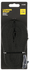 Spännrem svart, bredd 25 mm