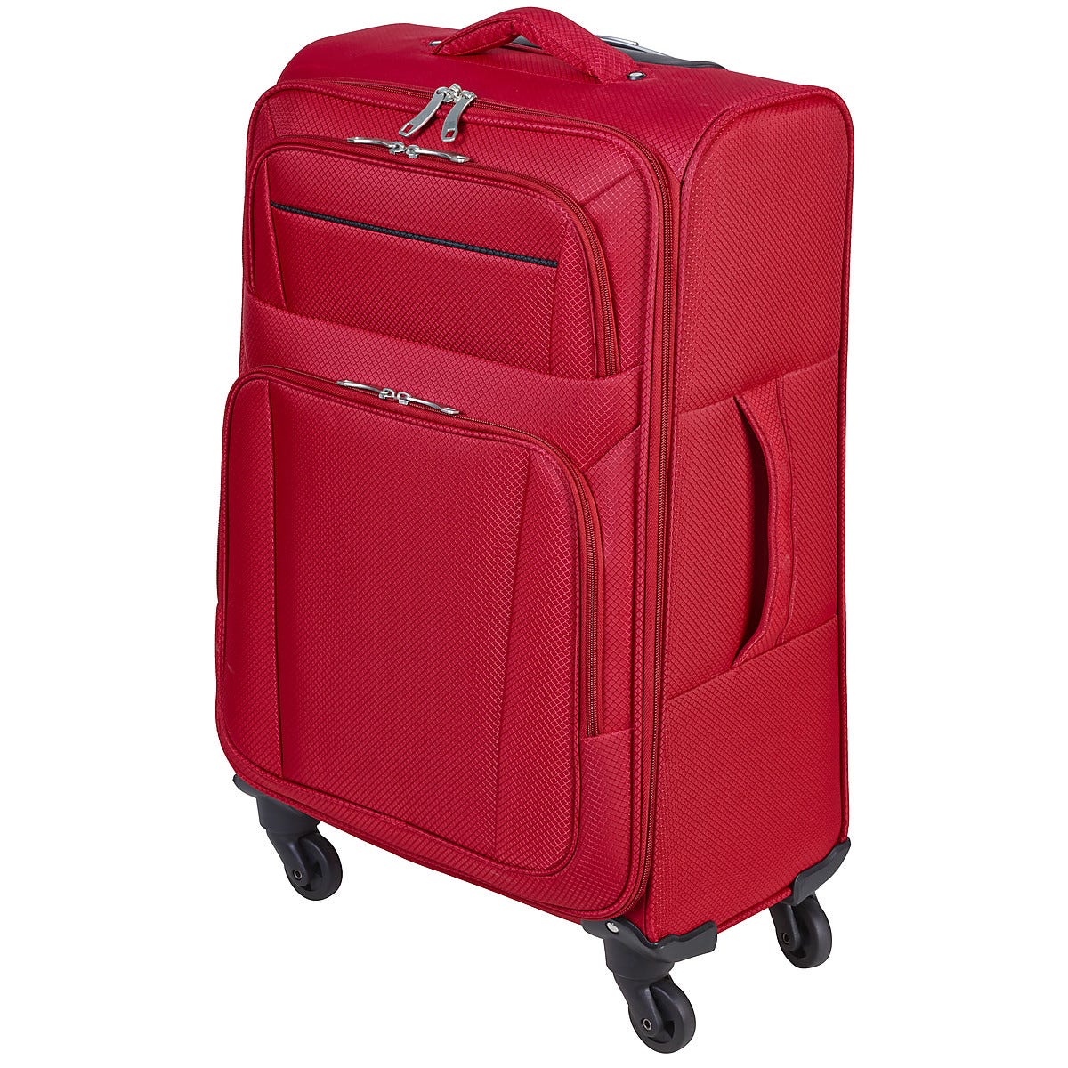 Asaklitt Lightweight trillekoffert, rød | Clas Ohlson Asaklitt Lightweight trillekoffert, svart | Clas Ohlson